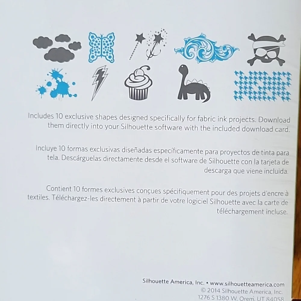 SILHOUETTE FABRIC INK STARTER KIT